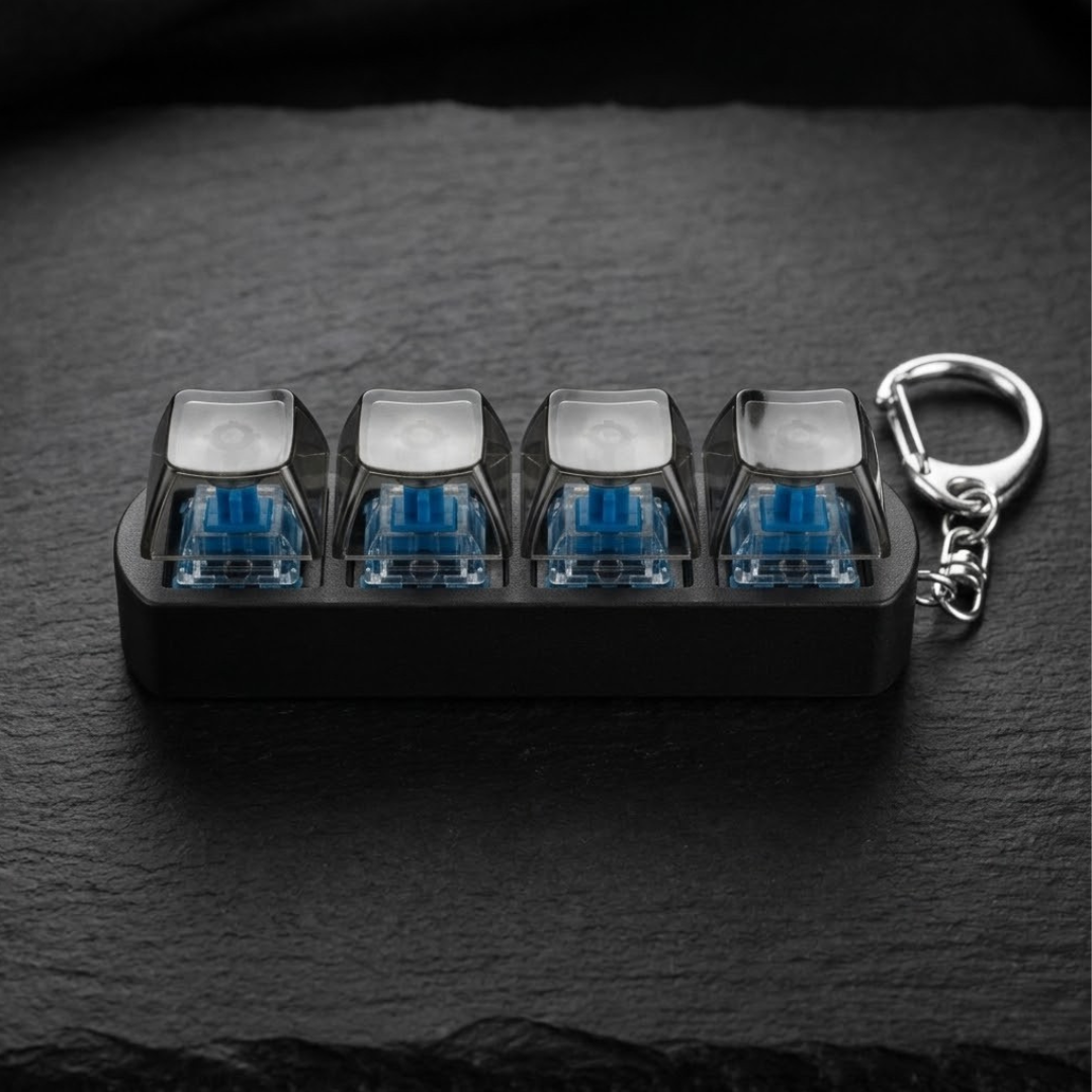 4 key finger button stress relief toys